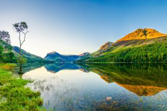 Buttermere lake in the Lake District