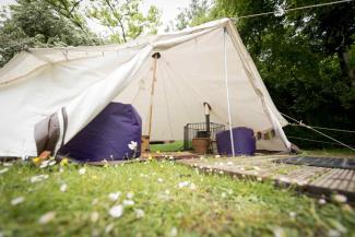 Premium Bell tent at YHA New Forest