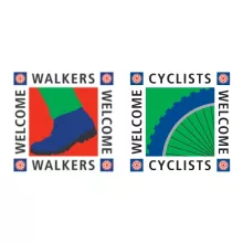 Visit Britian Walkers and Cyclists Welcome logos