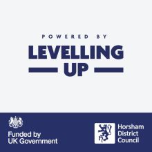 Horsham District Council Levelling Up logo