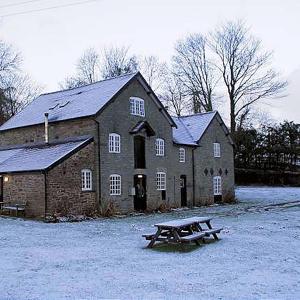 YHA Clun Mill Exterior in winter