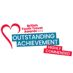 British Youth Travel Awards Outstanding Achievement 2024 logo