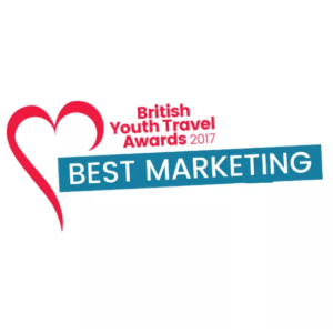 British Youth Travel Awards Best Marketing 2017 logo