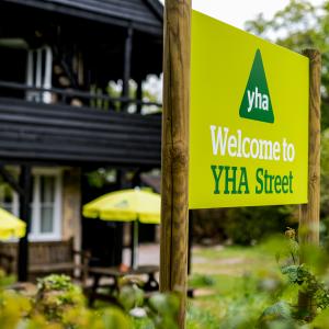 YHA Street sign