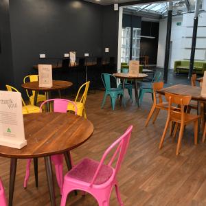 YHA London Thameside cafe and bar area