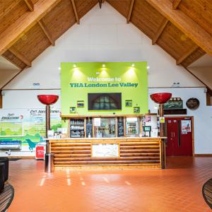 Reception at YHA London Lee Valley 