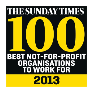 Top 100 Best Not-for-Profit 2013 logo