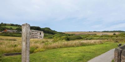 Walking path near Broad Haven