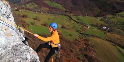 abseiling