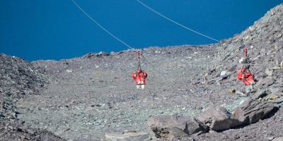 Zip World showing 2 on the zipwires