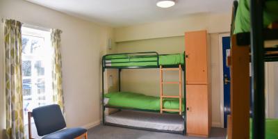 YHA Ingleton bedroom with bunk beds