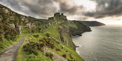 Exmoor, coastal path through Valley Of The Rocks