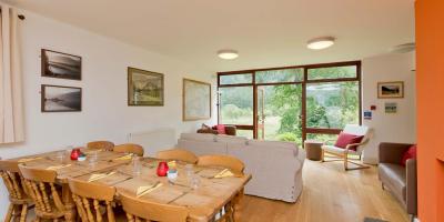 YHA Ennerdale dining and lounge area