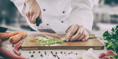 Image of a chef preparing food