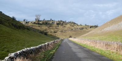 Walking and Rambling around Sheen Bunkhouse, view up valley