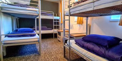 YHA Wooler bedroom with bunk beds