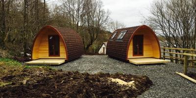 Brecon Beacons camping pods