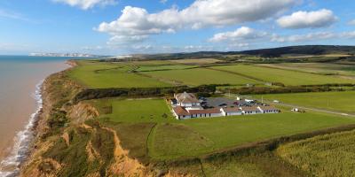 Aerial view of the Isle of Wight Pearl