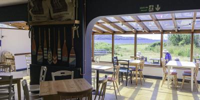 YHA Broad Haven cafe interior