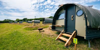 Landpods at YHA Eden Project