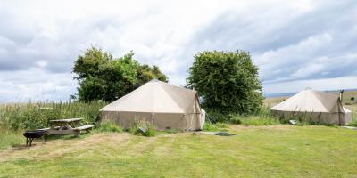 YHA Truleigh Hill premium bell tents