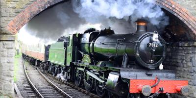 GWR 7812 Erlestoke Manor, at 'Arley, Worcestershire