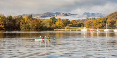 Canoeing & sailing on Windermere