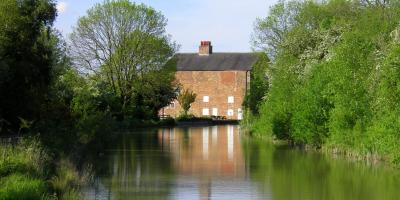 View of Moira Furnace from down the Moira Canal