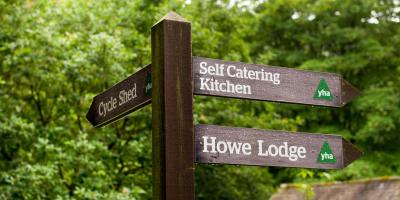 YHA Grasmere Signpost