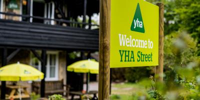 YHA Street sign