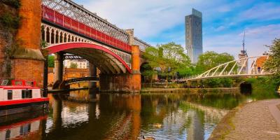 Castlefield canal in Manchester