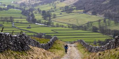 Mountain biking near Kettlewell