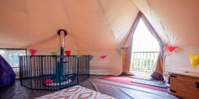 Premium bell tent interior