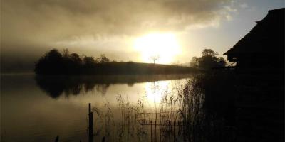 Esthwaite Water at sunset