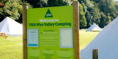 YHA Wye Valley camping