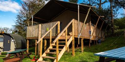 YHA Truleigh Hill safari tent