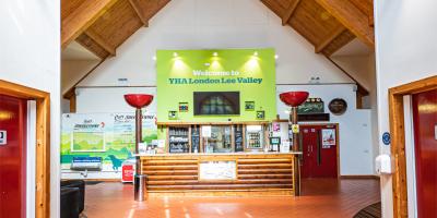 Reception at YHA London Lee Valley 