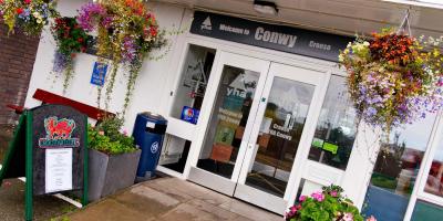 YHA Conwy entrance