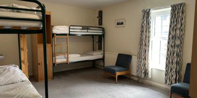 YHA Ingleton bedroom with bunk beds