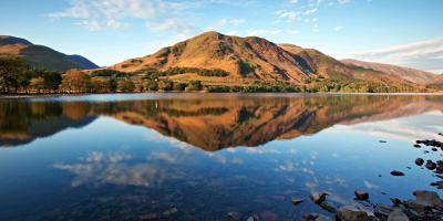 View of Buttermere on a sunny day