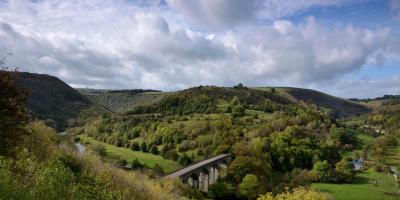 Peak District view over Monsal Head