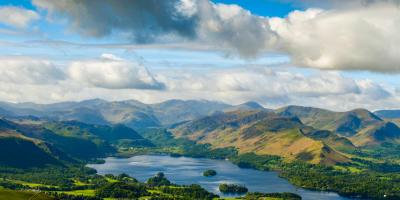 View of Lake in the North of the Lake district