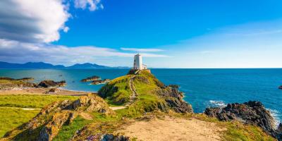 View of Snowdonia lighthouse 