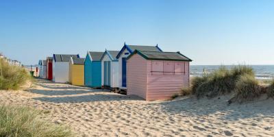 Beach Huts near Southwold Pier, Suffolk