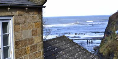 View from YHA Boggle Hole on a winters day