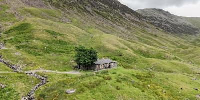 YHA Black Sail landscape and building