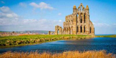 Whitby Abbey in autumn