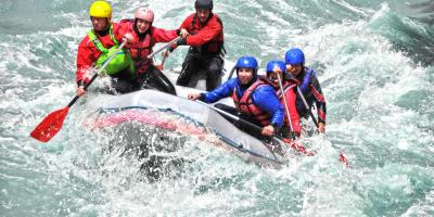 White water rafting at Lea Valley Park