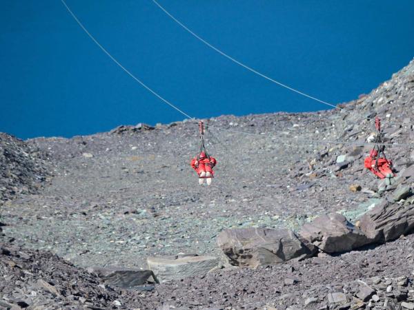 Zip World showing 2 on the zipwires